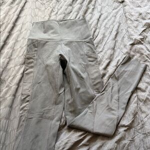 Women's Gray High-Waisted Leggings